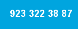 923 322 38 87 923 322 38 87
